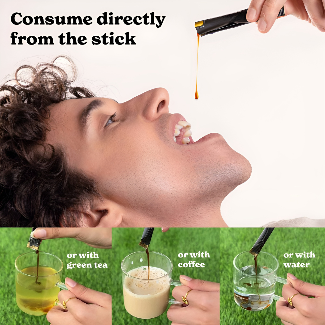 Nuvela™ Gold+ Shilajit Honey Sticks